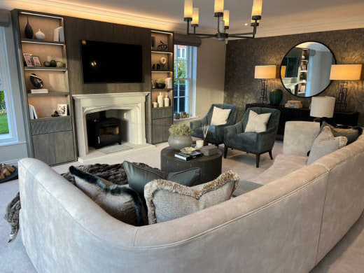 Digital interior design moodboard